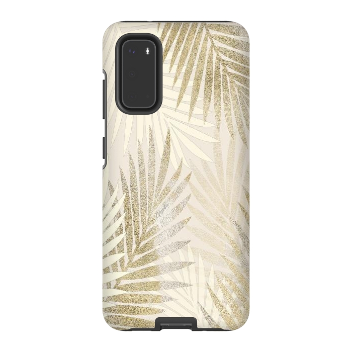 Galaxy S20 StrongFit Relaxing Palms-Gold by ''CVogiatzi.