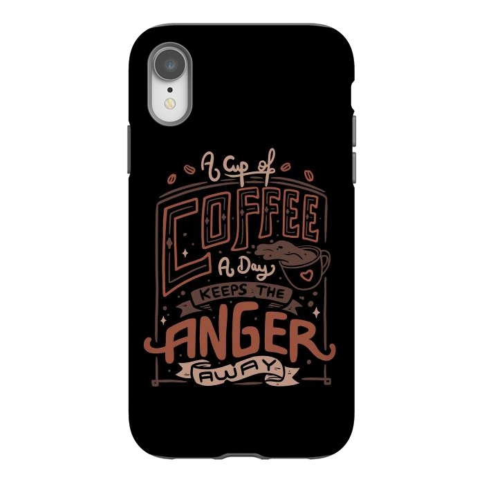 iPhone Xr StrongFit A Cup of Coffee a Day by eduely