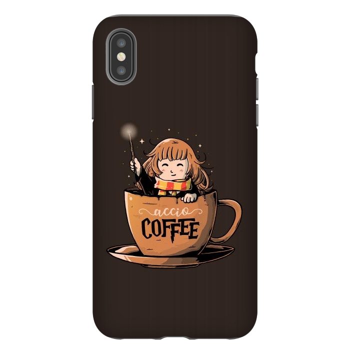 iPhone Xs Max StrongFit Accio Coffee by eduely