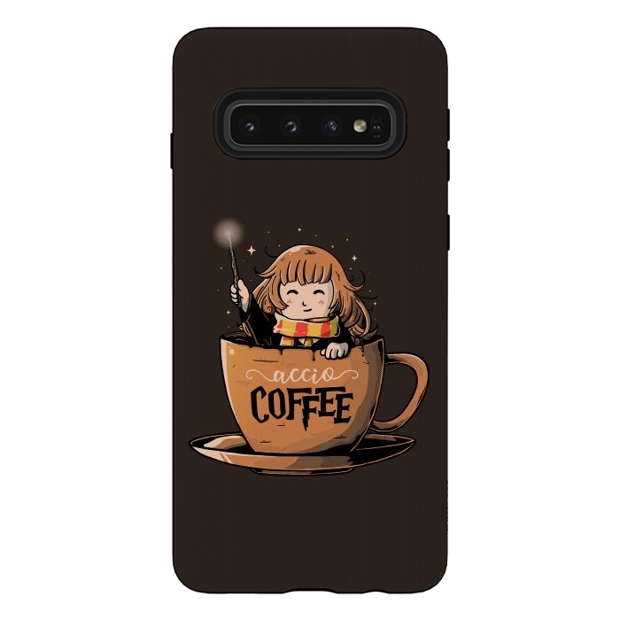 Galaxy S10 StrongFit Accio Coffee by eduely