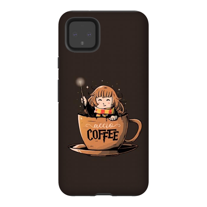 Pixel 4XL StrongFit Accio Coffee by eduely