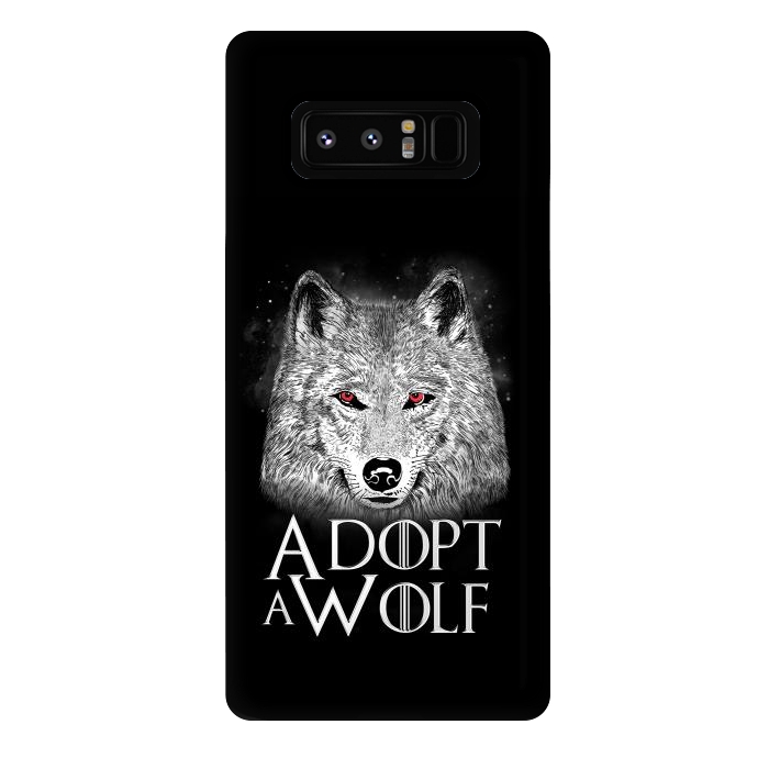 Galaxy Note 8 StrongFit Adopt a Wolf by eduely