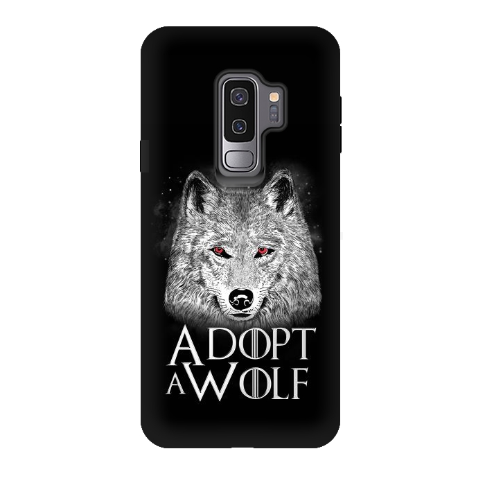 Galaxy S9 plus StrongFit Adopt a Wolf by eduely