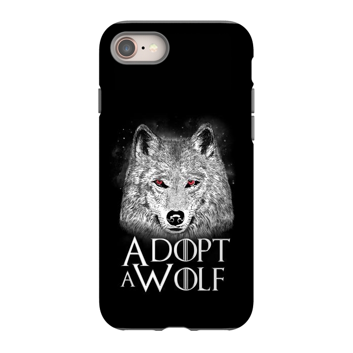 iPhone 8 StrongFit Adopt a Wolf by eduely