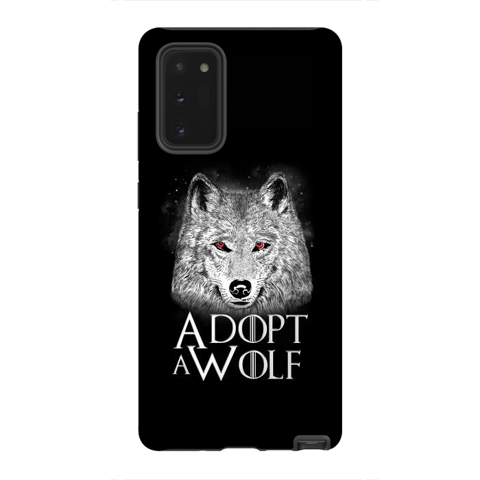 Galaxy Note 20 StrongFit Adopt a Wolf by eduely