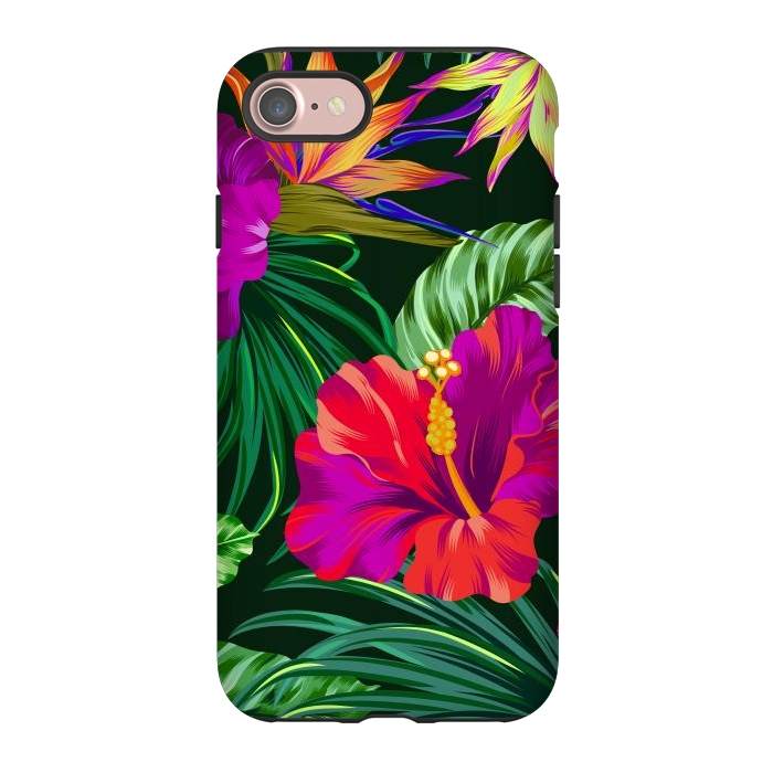 iPhone 7 StrongFit Cute Tropical Floral Pattern XVI by ArtsCase