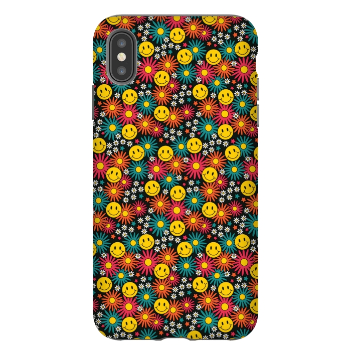 iPhone Xs Max StrongFit summer smile pattern by MALLIKA