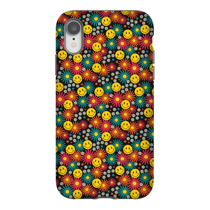 iPhone Xr StrongFit summer smile pattern by MALLIKA