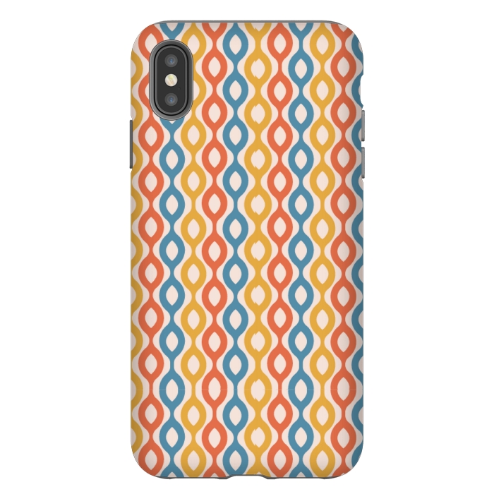iPhone Xs Max StrongFit multi color chains pattern by MALLIKA