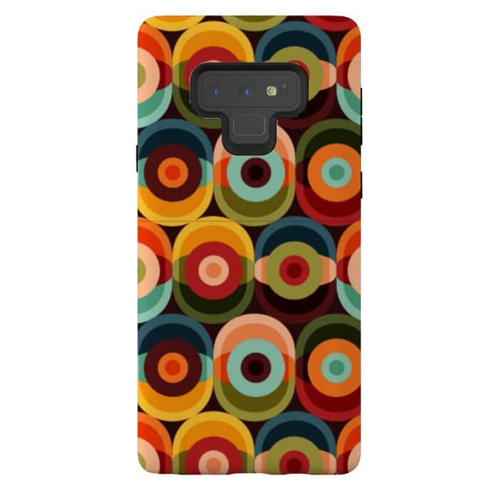 Galaxy Note 9 StrongFit geometrical groovy pattern 2  by MALLIKA