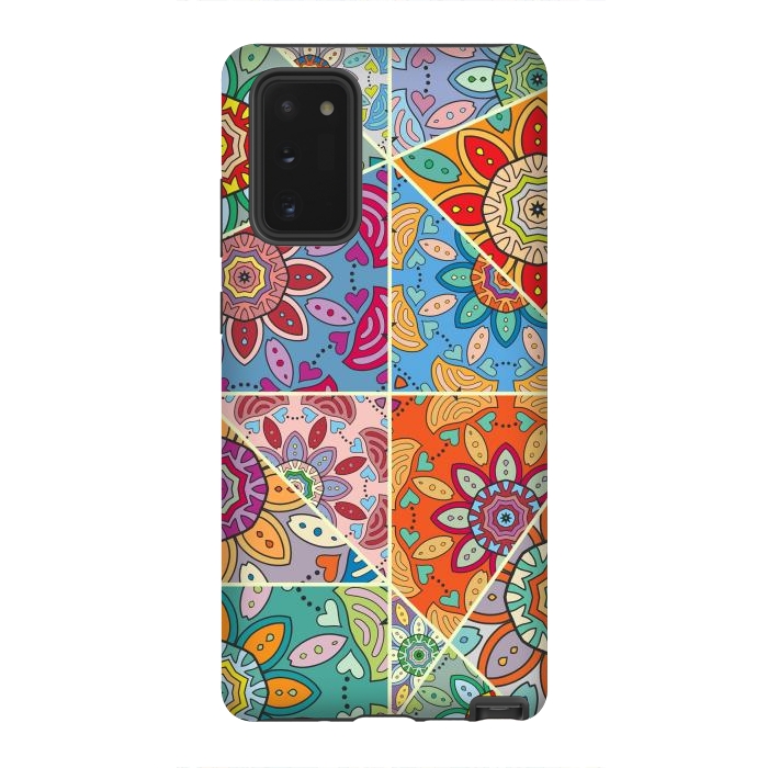Galaxy Note 20 StrongFit Decorative Elements with Mandalas Designs by ArtsCase