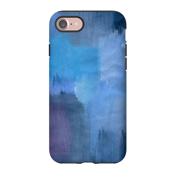 iPhone 7 StrongFit Blue Ocean Abstract Painting by Nic Squirrell