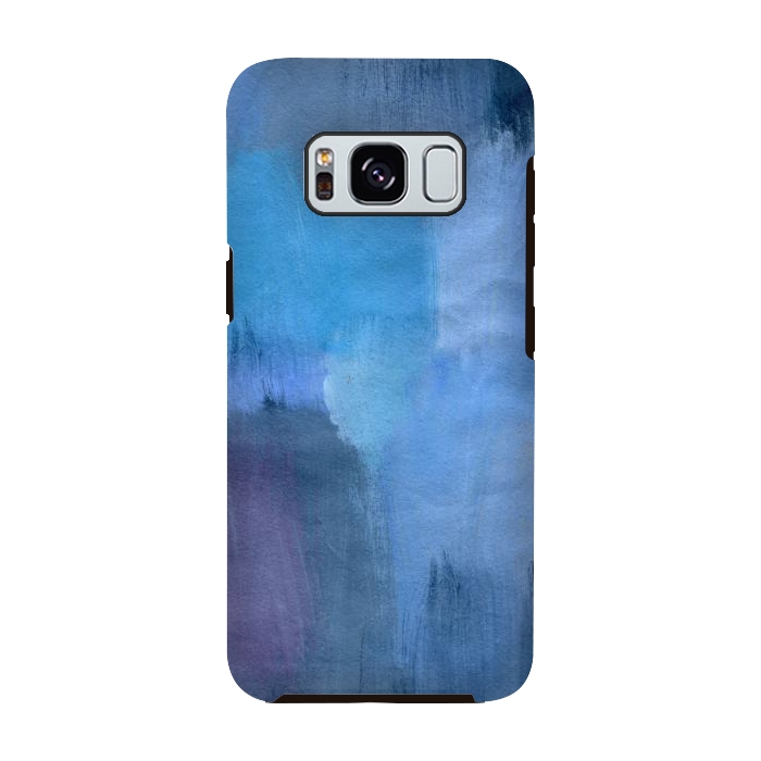 Galaxy S8 StrongFit Blue Ocean Abstract Painting by Nic Squirrell