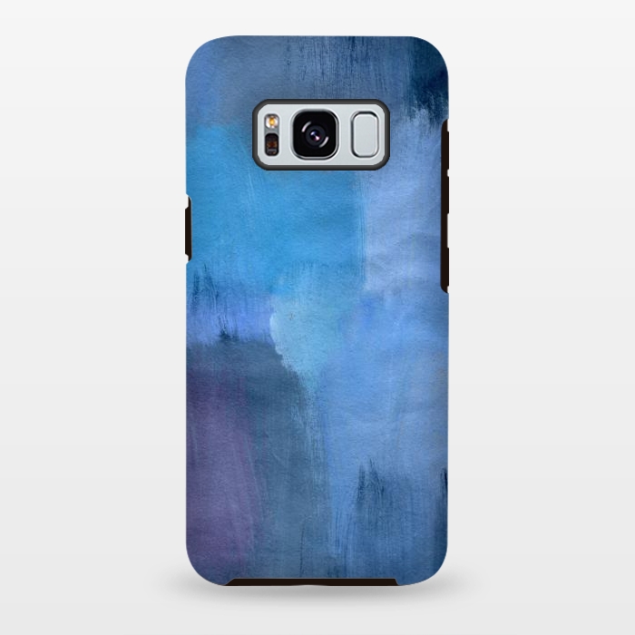 Galaxy S8 plus StrongFit Blue Ocean Abstract Painting by Nic Squirrell