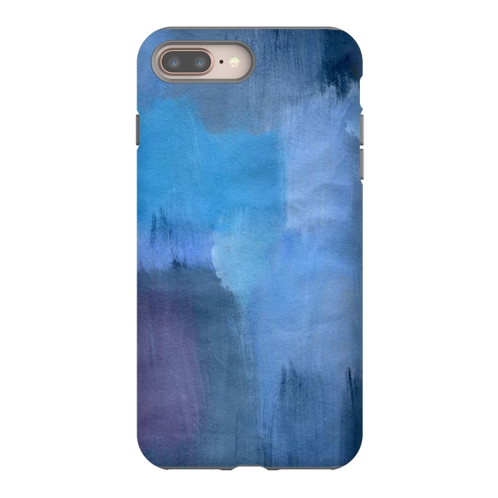 iPhone 8 plus StrongFit Blue Ocean Abstract Painting by Nic Squirrell