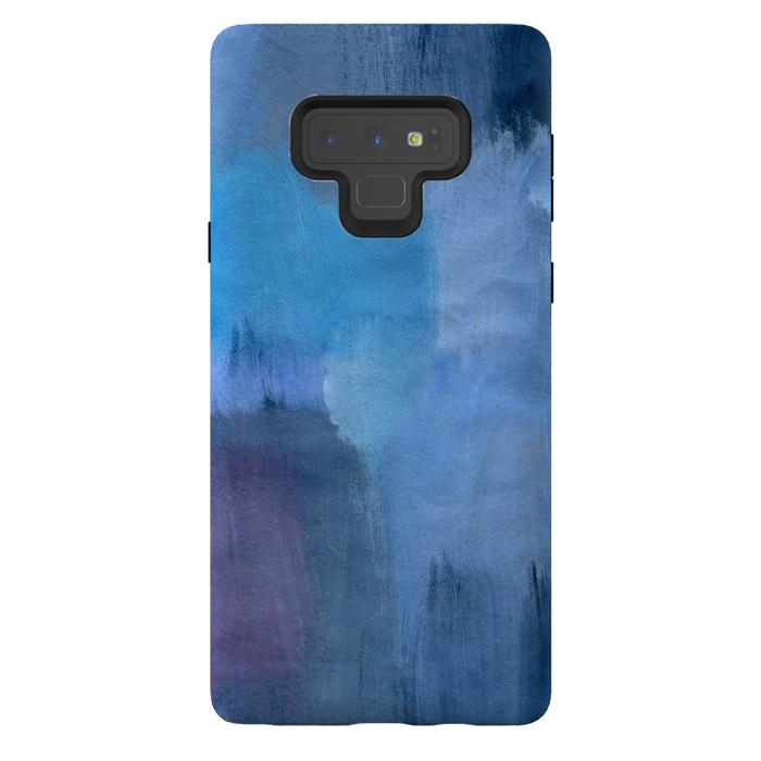 Galaxy Note 9 StrongFit Blue Ocean Abstract Painting by Nic Squirrell