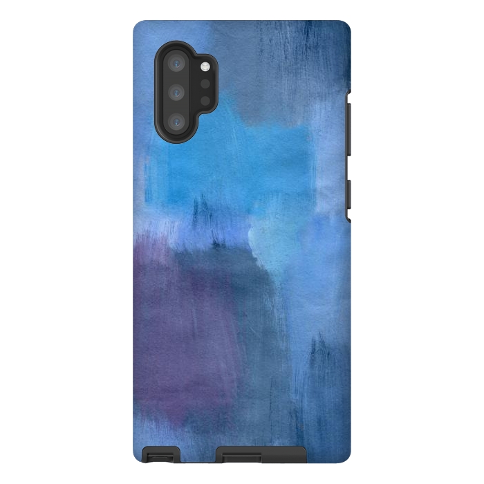 Galaxy Note 10 plus StrongFit Blue Ocean Abstract Painting by Nic Squirrell