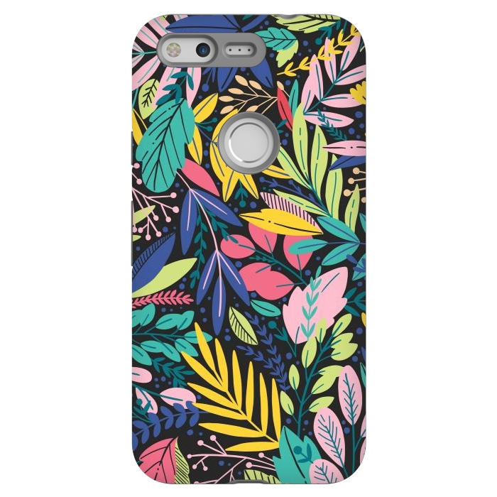 Pixel StrongFit Tropical Flowers by ArtsCase