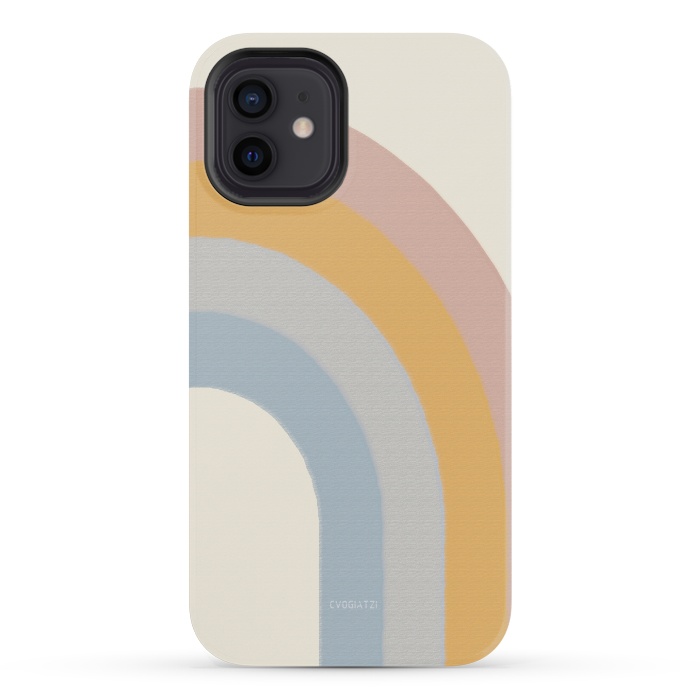 iPhone 12 mini StrongFit The Rainbow of Calm by ''CVogiatzi.