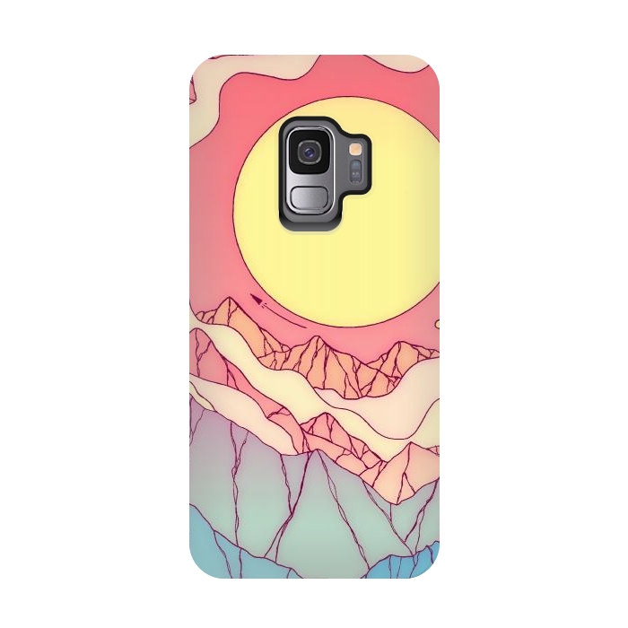 Galaxy S9 StrongFit Summer space planet by Steve Wade (Swade)