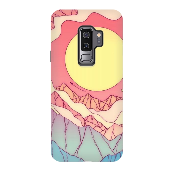 Galaxy S9 plus StrongFit Summer space planet by Steve Wade (Swade)