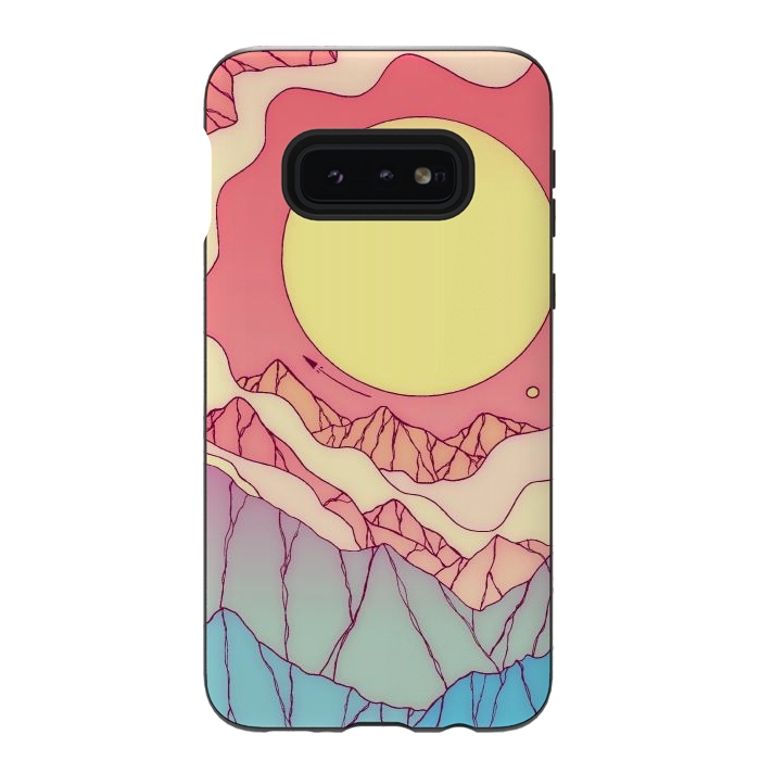 Galaxy S10e StrongFit Summer space planet by Steve Wade (Swade)