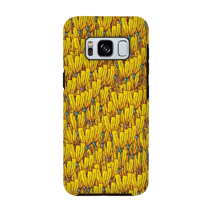 Galaxy S8 StrongFit Spring yellow flowers by Steve Wade (Swade)