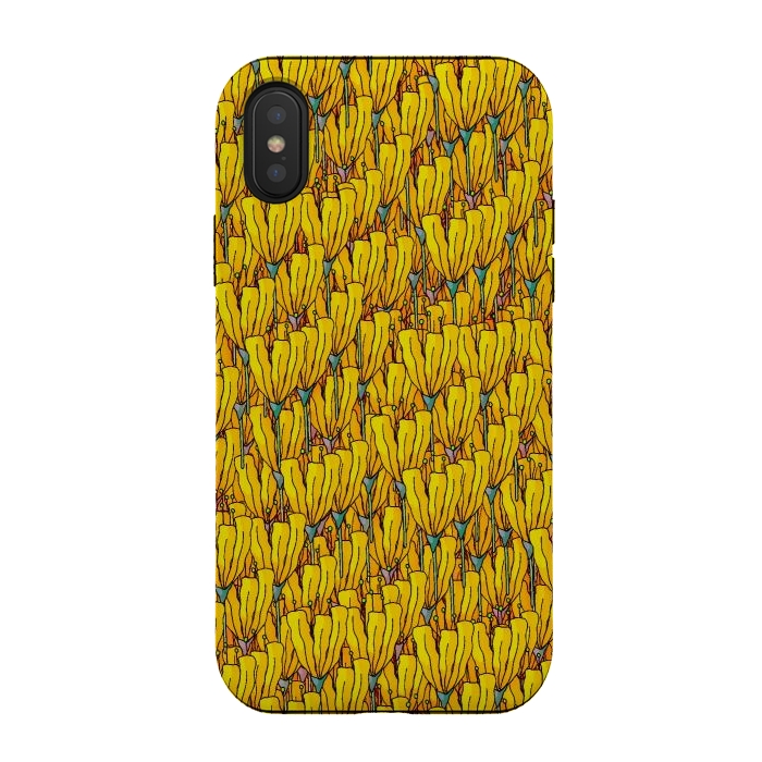 iPhone Xs / X StrongFit Spring yellow flowers by Steve Wade (Swade)