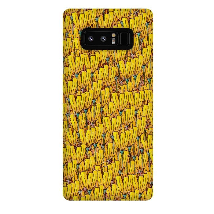 Galaxy Note 8 StrongFit Spring yellow flowers by Steve Wade (Swade)