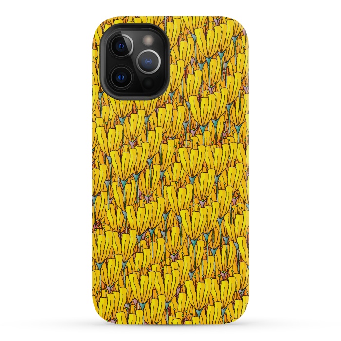 iPhone 12 Pro StrongFit Spring yellow flowers by Steve Wade (Swade)