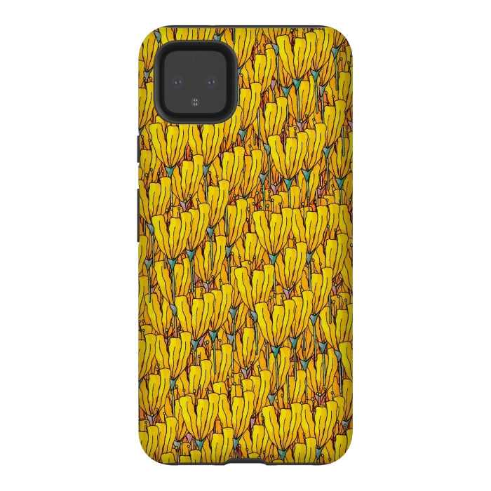 Pixel 4XL StrongFit Spring yellow flowers by Steve Wade (Swade)
