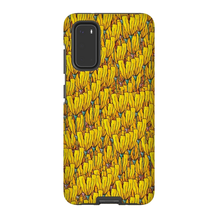 Galaxy S20 StrongFit Spring yellow flowers by Steve Wade (Swade)