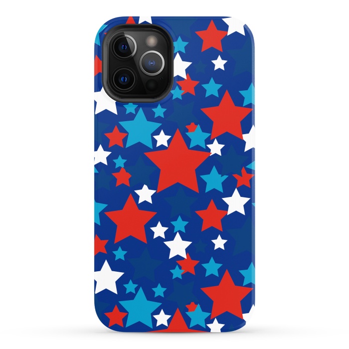 iPhone 12 Pro StrongFit patriotic stars  by haroulita