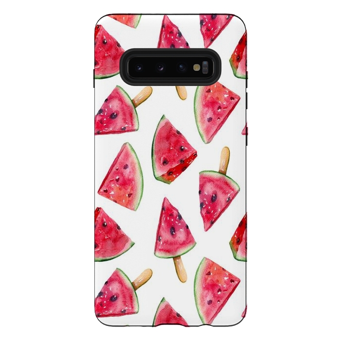 Galaxy S10 plus StrongFit watermelon i by haroulita
