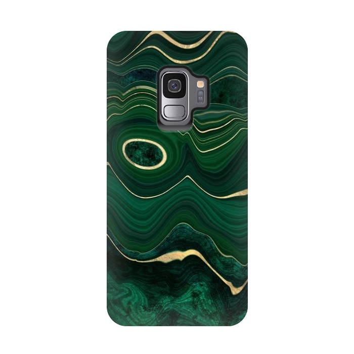 Galaxy S9 StrongFit malachite by haroulita