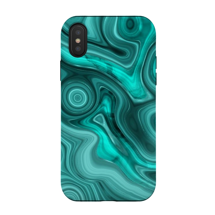 iPhone Xs / X StrongFit turquoise  by haroulita