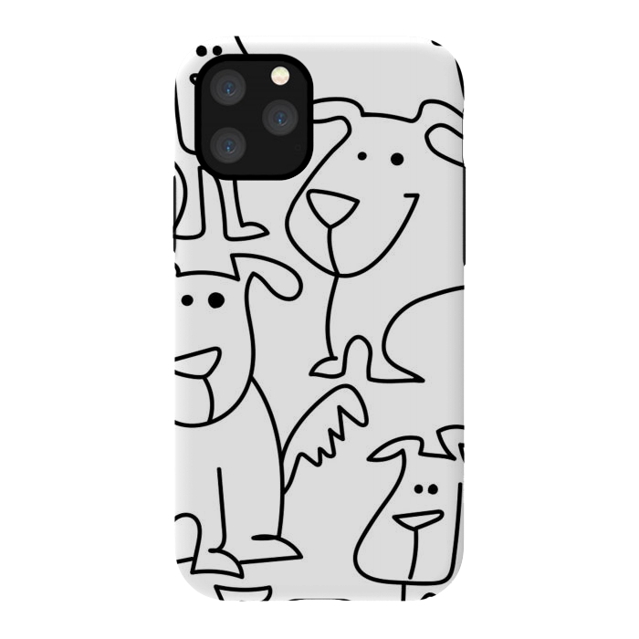 iPhone 11 Pro StrongFit doodle dogs by haroulita