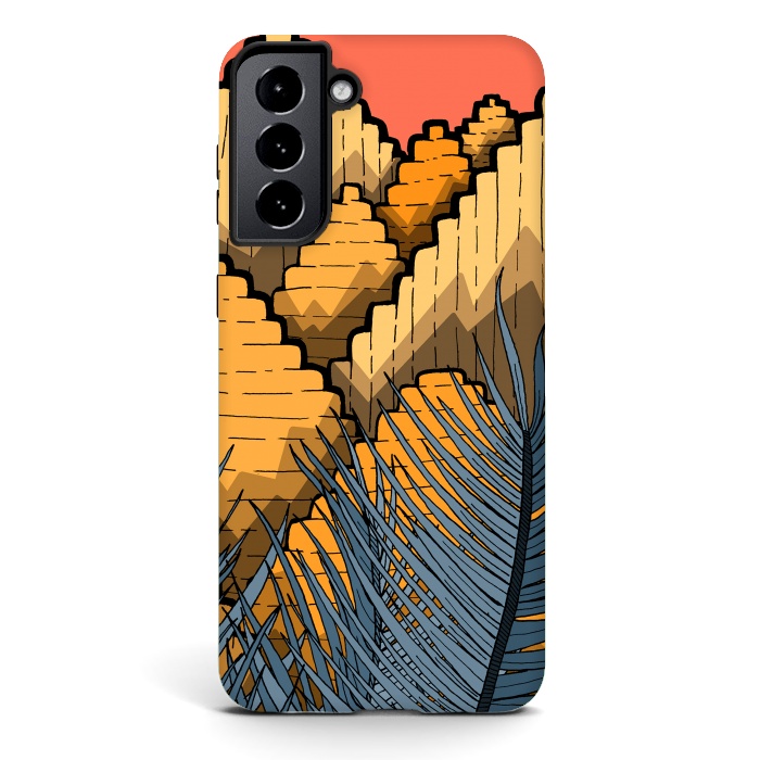 Galaxy S21 StrongFit Pyramid Mountains by Steve Wade (Swade)