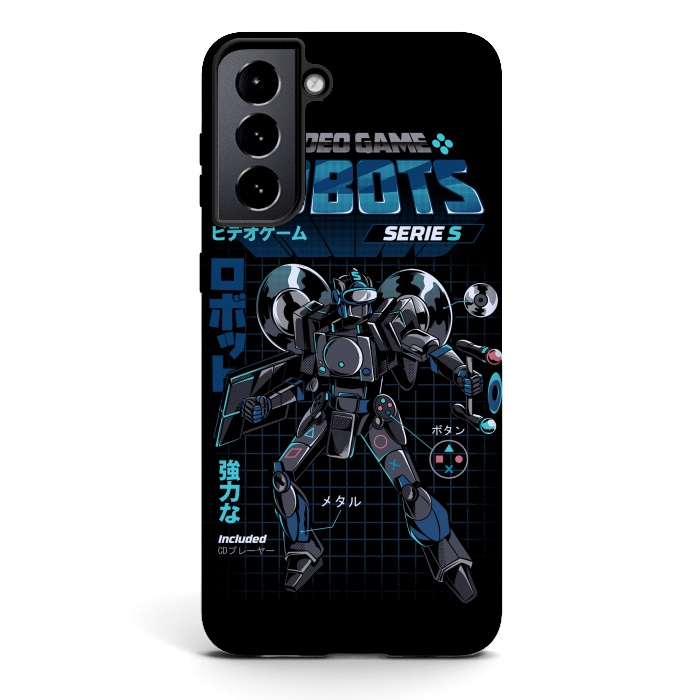 Galaxy S21 StrongFit Video Game Robot - Model S by Ilustrata