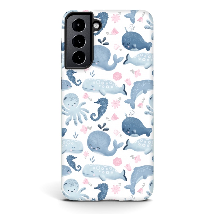 Galaxy S21 StrongFit Ocean Friends by Noonday Design