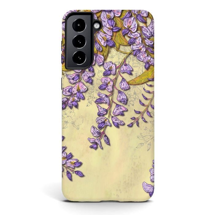 Galaxy S21 StrongFit Wisteria by Lotti Brown