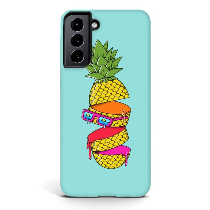 Galaxy S21 plus StrongFit Pineapple Colors by Coffee Man