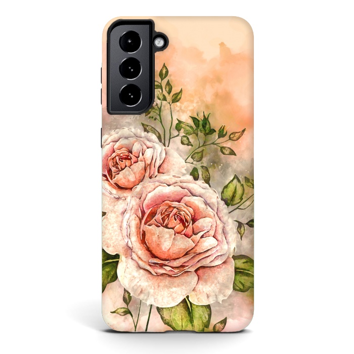 Galaxy S21 plus StrongFit Behind The Rose by Creativeaxle