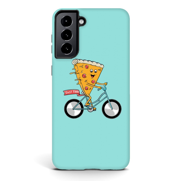 Galaxy S21 plus StrongFit Pizza Fast Food by Coffee Man
