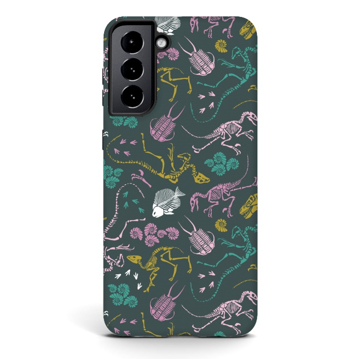 Galaxy S21 plus StrongFit Dinosaurs by Tishya Oedit