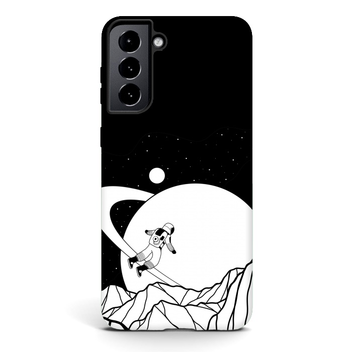 Galaxy S21 StrongFit Space walk (black and white) by Steve Wade (Swade)