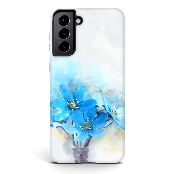 Galaxy S21 plus StrongFit Summer Blue by Creativeaxle
