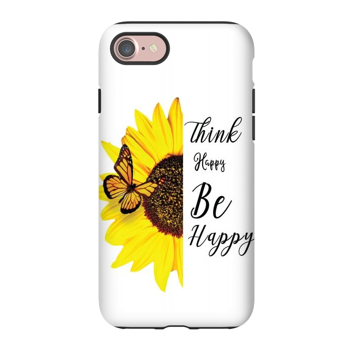 iPhone 7 StrongFit sunflower butterfly by haroulita