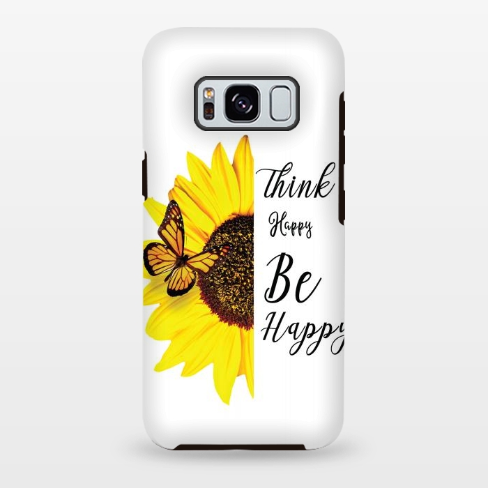 Galaxy S8 plus StrongFit sunflower butterfly by haroulita