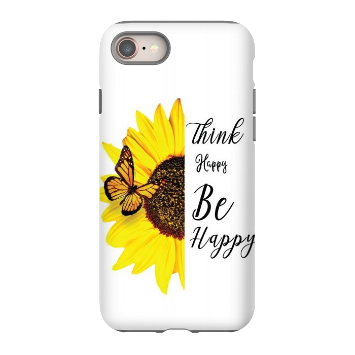 iPhone 8 StrongFit sunflower butterfly by haroulita